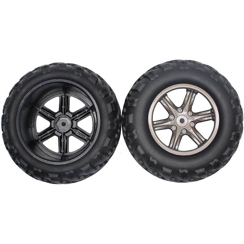 2 Stck RC Auto Reifen ZJ01 Zubehör Ersatzteile 15-ZJ01 für GPTOYS S911 RC Auto Rad