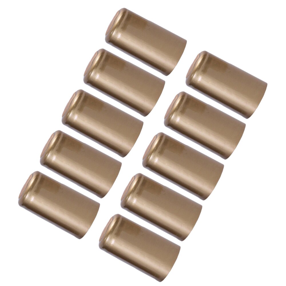 100pcs Wine Bottle Heat Shrink Capsules Wine Heat Shrinkable Plastic Cap Red Wine Heat Shrinkable Film Wine Accesso: Golden