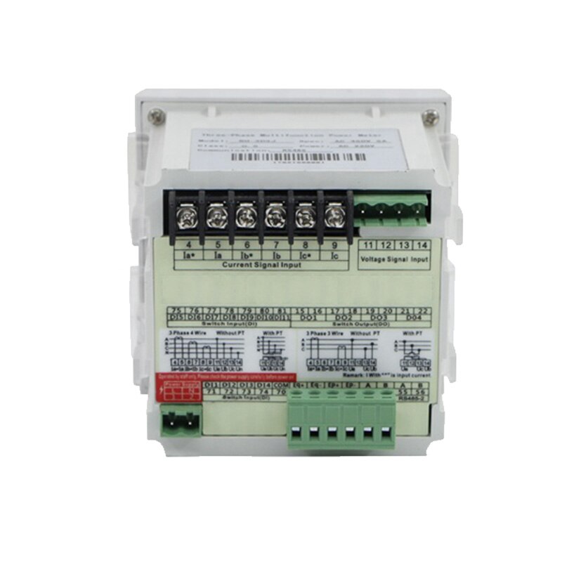 96*96mm Three Phase LED Multi-function digital display meter with RS485 split screen digital electric meter RH-3D3J