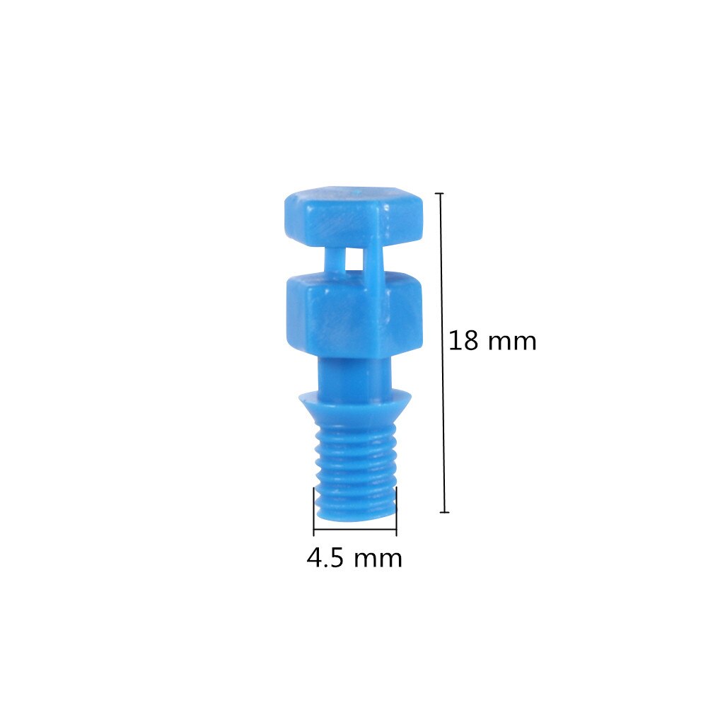 1000 Pcs 360 ° Breking Micro Nozzles Tuin Farm Yard Gazon Irrigatie Sprinkler Stofverwijdering Cooling Verneveling Sproeiers