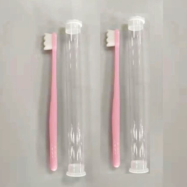 Erwachsene extra Weiche Zahnbürste mit 20000 Weichen Borsten, Mikro Nano Manuelle Zahnbürsten für Schwangere Ältere Schwarz Weiß Blau Rosa: Rosa