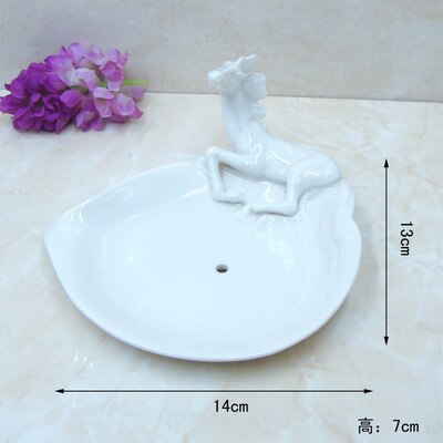 White Swan Soap Box European Ceramic Soap Box Soap Dish Handmade Soap Dish Soap Holder Suitable for Home: 6