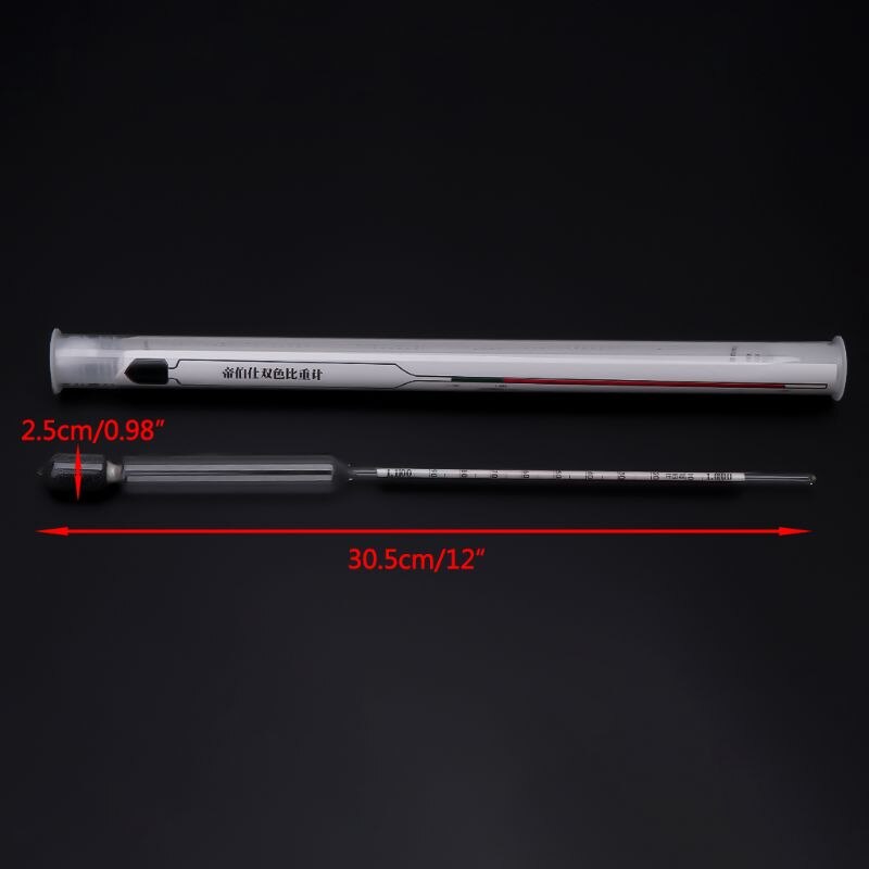 Potrójna skala areometr na domowe warzelnictwo robić produkcji piwa wino miód pitny ale rękodzieło cydr L4MB