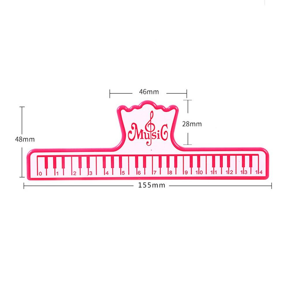 Dragonpad-abrehojas de música portátil, 15cm, Clip de plástico para página, soporte para partituras de música, accesorios de rendimiento
