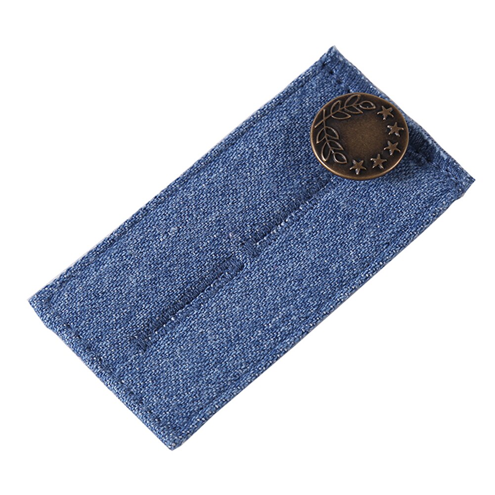 1PC Elastic Extended Buttons Adjustable Trousers Waist Expander Skirt Jeans Pant Waistband Button Extender Belt Extension Buckle: C