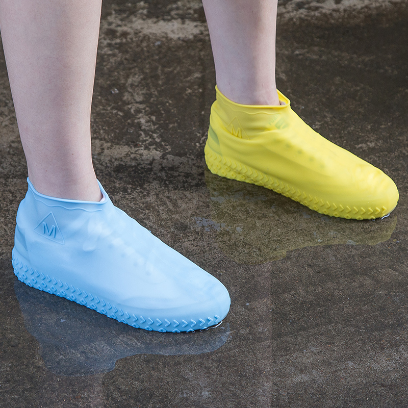 Wasserdicht Nicht-Unterhose Gummi Regen Schuh Abdeckungen Elastizität Galoschen für Reisen Wiederverwendbare Stiefel Überschuhe passen für Männer Frauen freundlicher