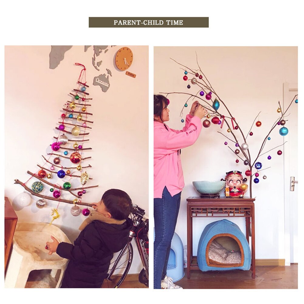 Shatterproof Christmas Ball Baubles Set Xmas Tree Hanging Decoration Pendant for Home Supplies Year