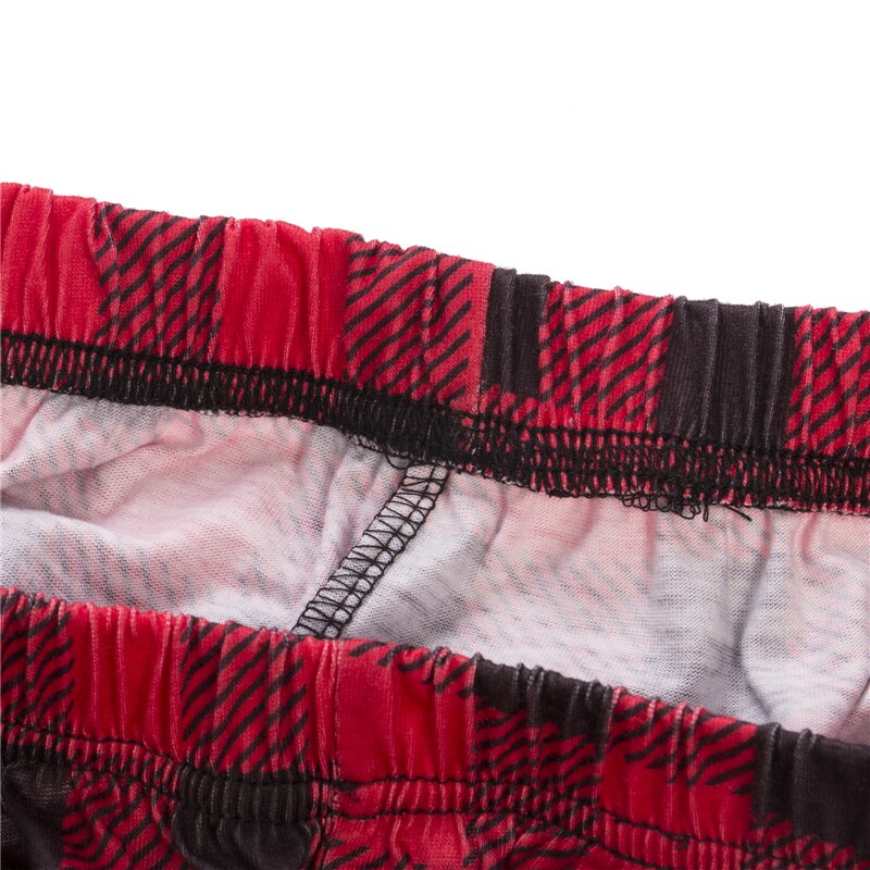 2020 świąteczne ubrania rodzinne dla mamy i córki papa mama niedźwiadek lista koszule z nadrukiem + luźna w kratę spodnie 2 szt. Piżamy zestaw jednakowe stroje rodzinne