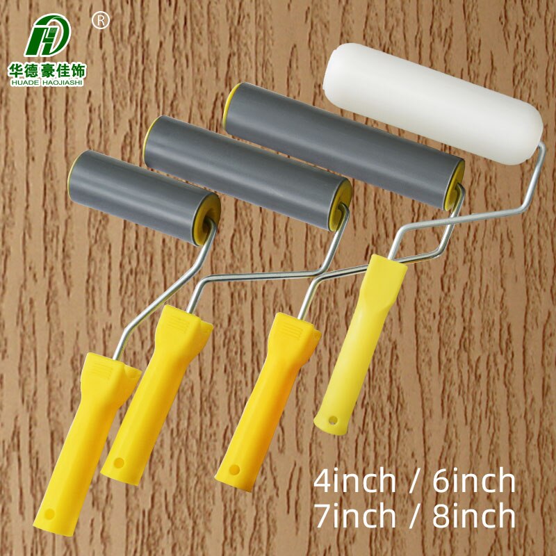 Hard Smooth Plastic Roller Brush Pro for Wall Decorative Tools 4Inch 6Inch 7Inch 8Inch No plush Texture roller Painting tool
