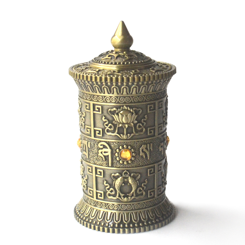 Bronce europeo color retro romano columna joya palillo titular metal tallado decorativos palillo casa decoración diente recoger YQT042