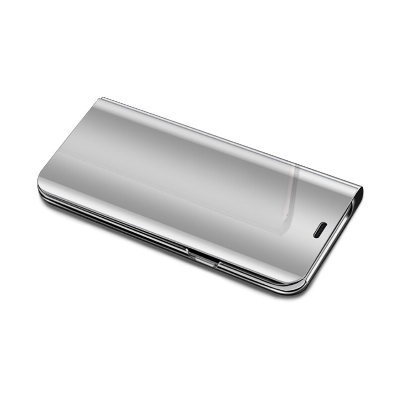 Luxus Clever spiegel kippen fallen für samsung a41 Stand telefon fällen für samsung Galaxis a41 eine 41 A415 zurück abdeckung auf sumsung a41 coque: Silber-