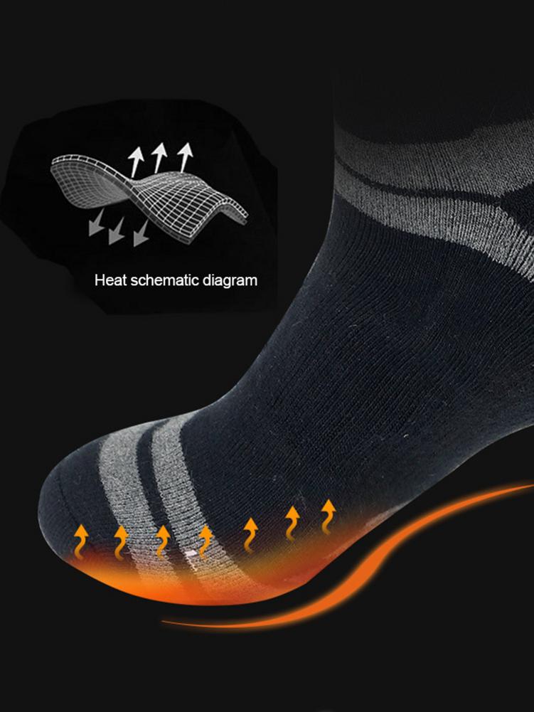 Winter Elektrische Heizung Socken unisex USB Aufladbare Atmungs Fuß Wärmer für draussen Radfahren Skifahren Wandern Angeln