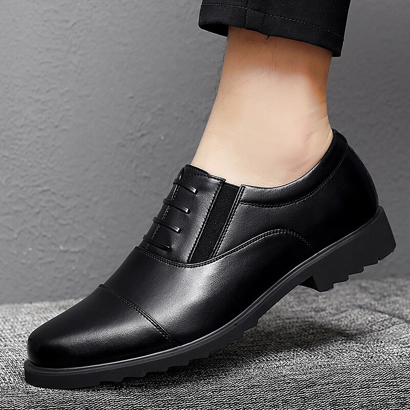 Hommes hommes haut hombre bas sport coréen sport haut en cuir classique officiel basso menchaussures chaussure sur slip homme chaussures de