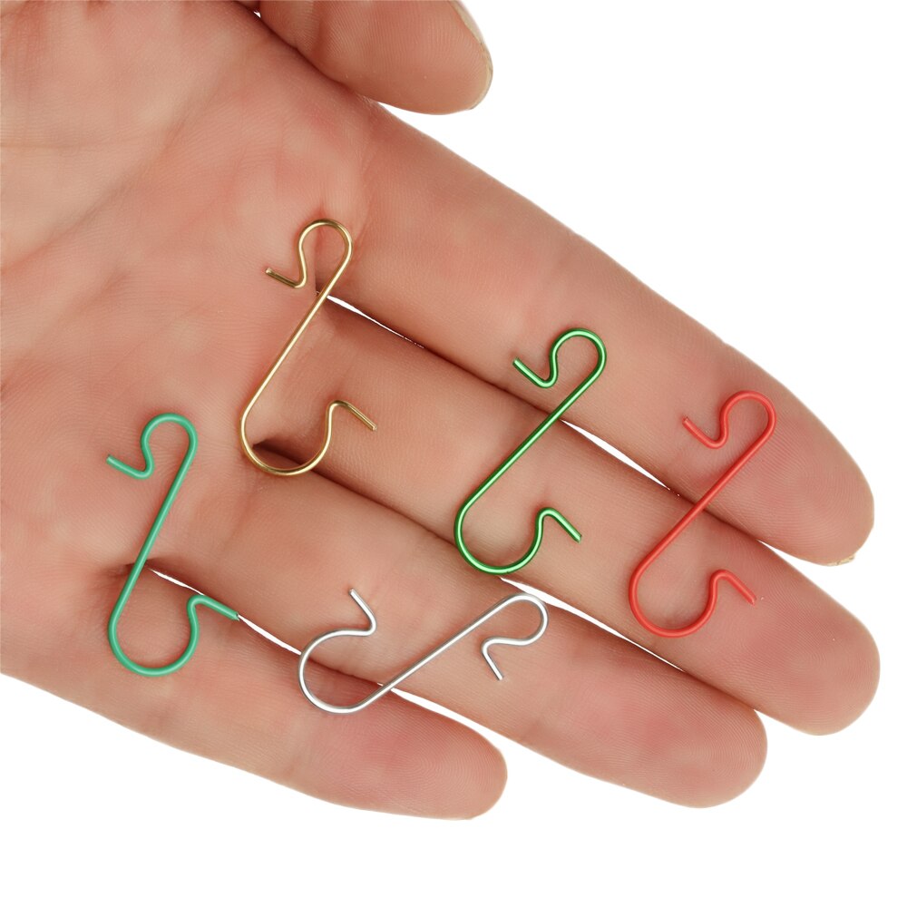 10pz Nuovo Di Natale Gingillo Ornamento Ganci A Forma di S-Ganci Gancio in Metallo mini in Acciaio Inox Ganci per Appendere Natale albero di natale Decorazione