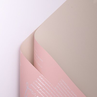 20 stücke Englisch Buchstaben Gemusterten Dekorativen Papier Wasserdicht Verpackung Papier Einfarbig Koreanische Blume Packpapier: 10