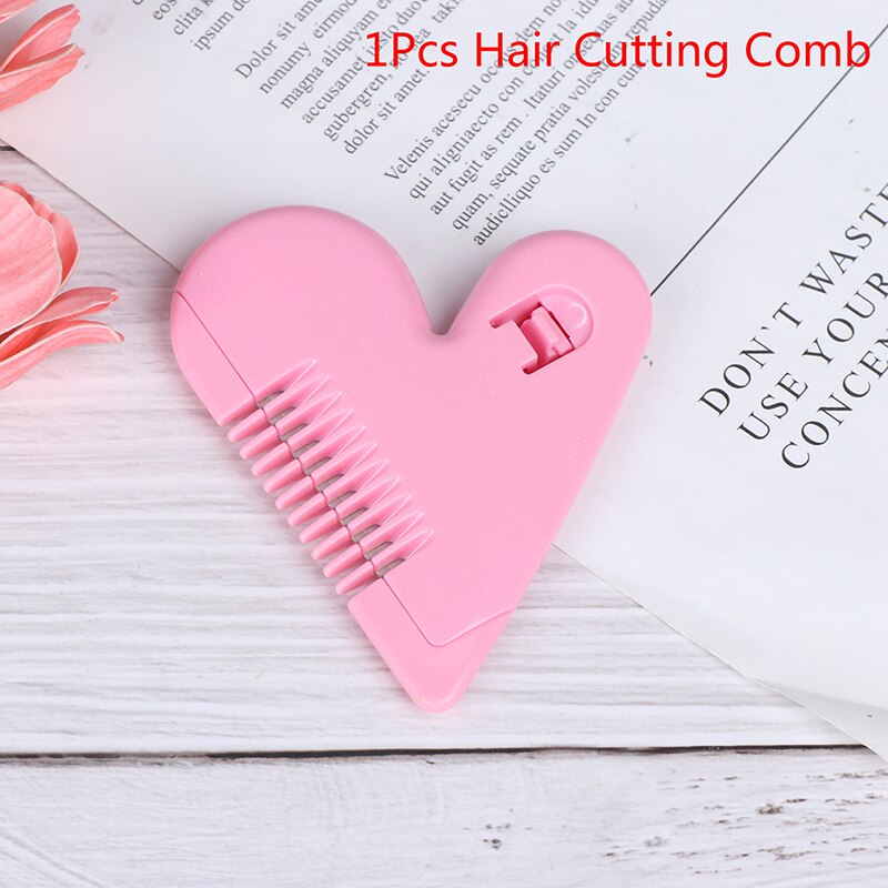 1pcs Pubic Bikini Hair Remover Trimming Tools Heart Shape Thinning Hair Cutting Comb Women Mini Trimming Accessories