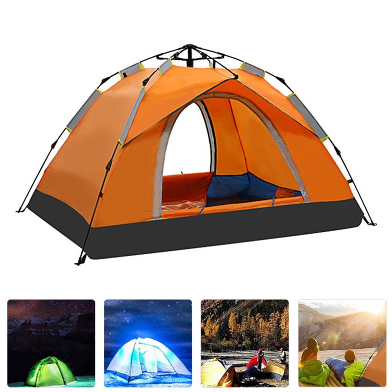 1 Set Tent Wandelen Waterdicht Winddicht Vouwen Camping Tent 2 Persoon Tent Voor Outdoor