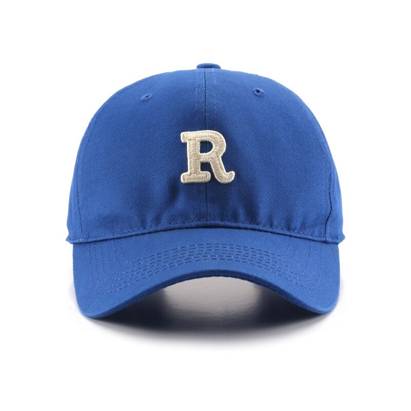 Baseball Women&#39;s Cap Men&#39;s Caps for Men Letter R Embroidery Four Seasons Male Hat Hats Apparel Accessories: Royal Blue