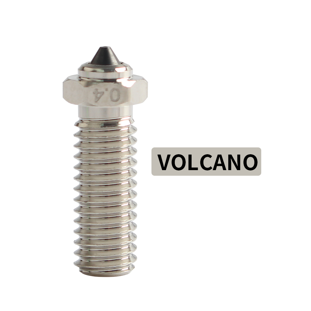 Boquilla bimetálica HC para V6/Volcano/Mk8 Hotend Neptune4 K1, boquilla DLC de acero endurecido y cobre, impresora 3D de desgaste de alta temperatura: 2,2 mm / Azul