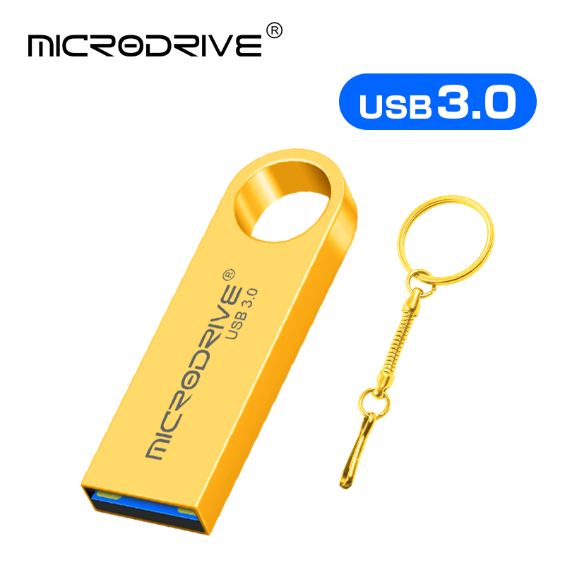 High-Speed USB 3.0 Flash Drive 128GB ,Portable Memory Stick,Plug & Play,Compatible with PC/Mac/Laptop: Gold / 16 GB