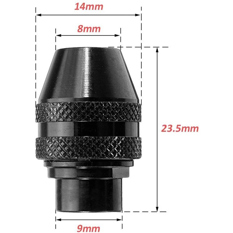 4Pcs Multi Quick Change Keyless Chuck Replacement for Dremel 4486 Rotary Tools 3000 4000 7700 8200