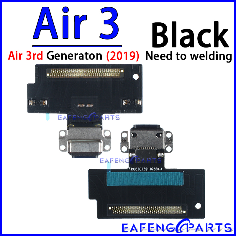 USB Ports Charger Dock Connector Microphone Cable for Ipad Air 3rd 4th 5th 6th 7th 8th 9th 10th 5 6 7 8 Generation Charging Flex: Yellow