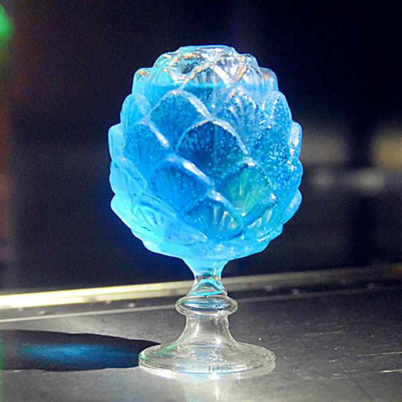 Dragon Egg Molecule Smoky Cocktail Glass Bar Pine Cone Sour Mix Wine Goblet Devil Fruit Juice Agave Glassware Special Drinks Cup: Default Title