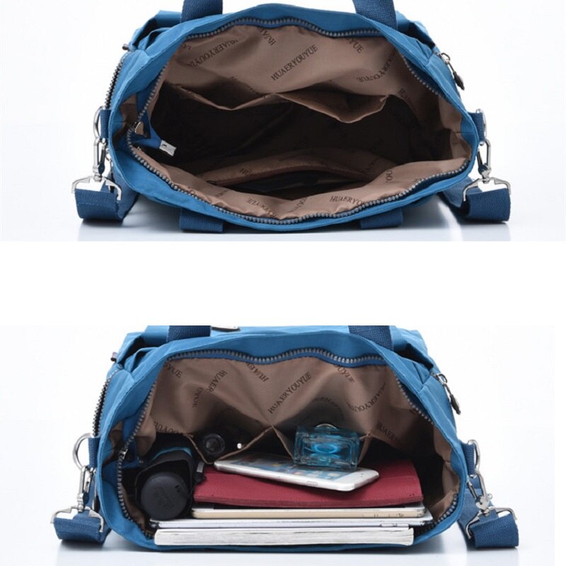 Bolso de hombro de nailon para mujer, bandolera de gran capacidad, resistente al agua, para el trabajo
