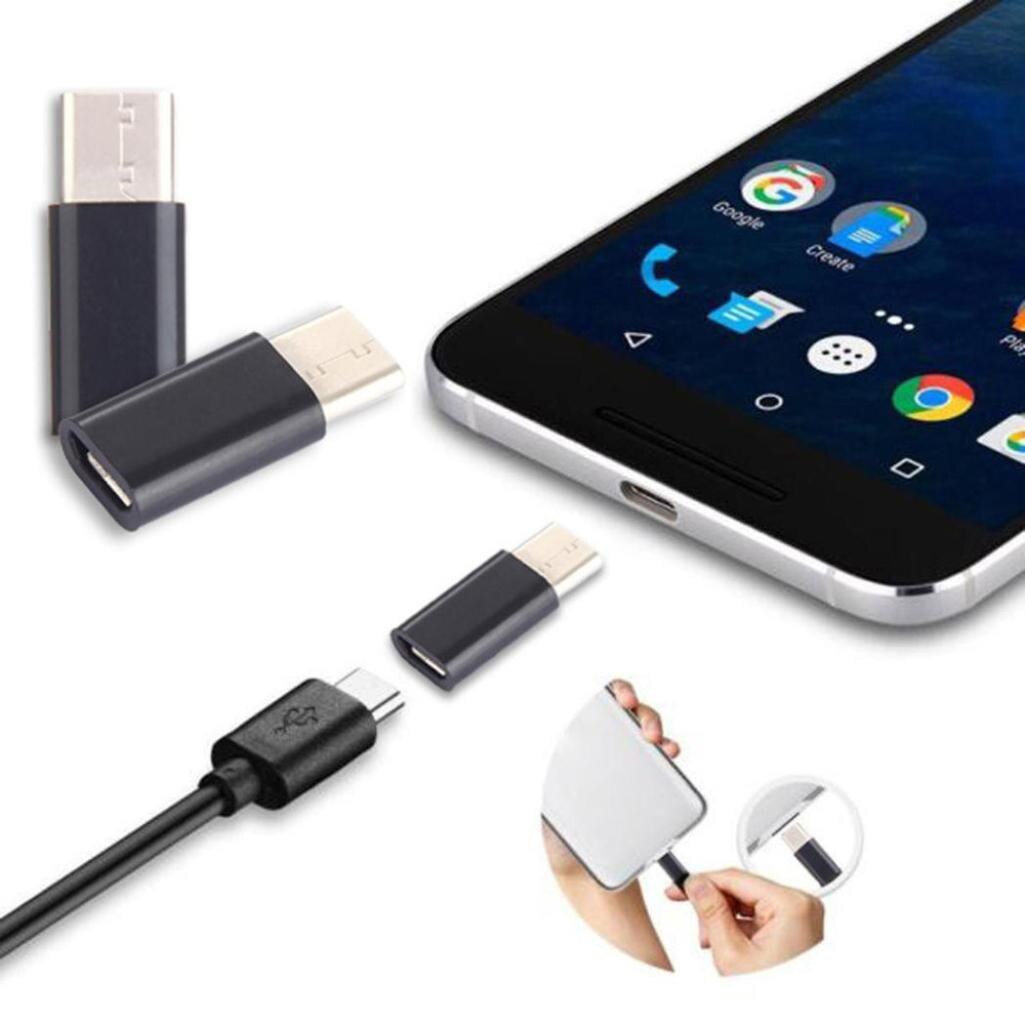5 stk /10 stk universell usb-c type-c til mikro usb datalading tilpasse til android mobiltelefon lade dataoverføringe