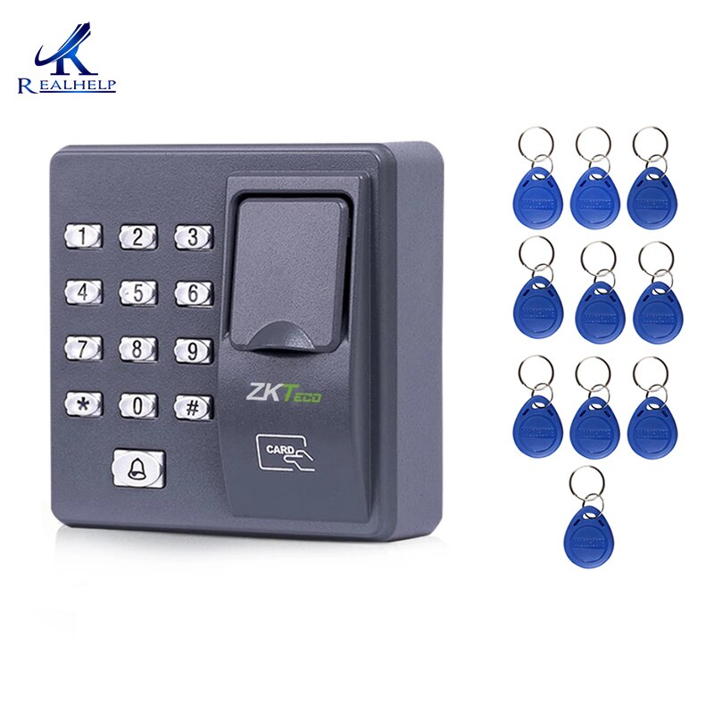 Fingerprint Recognition Password Key Lock Access Control Machine Biometric Electronic Door Lock RFID Reader Scanner System