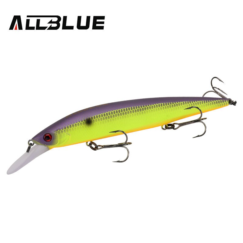 ALLBLUE SHANKS 130MR SP señuelo de pesca suspender Jerkbait 23g de tungsteno a sistema de tiempo fundido Wobbler 2,5 m Minnow esca artificial: Color I