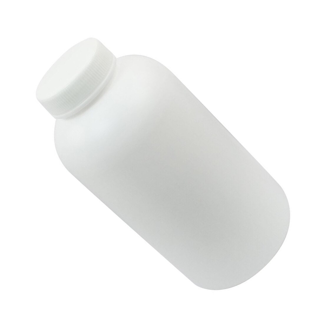 Botella de plástico líquido blanco de boca ancha Dmr de 43mm de capacidad de 1000 mL para laboratorio