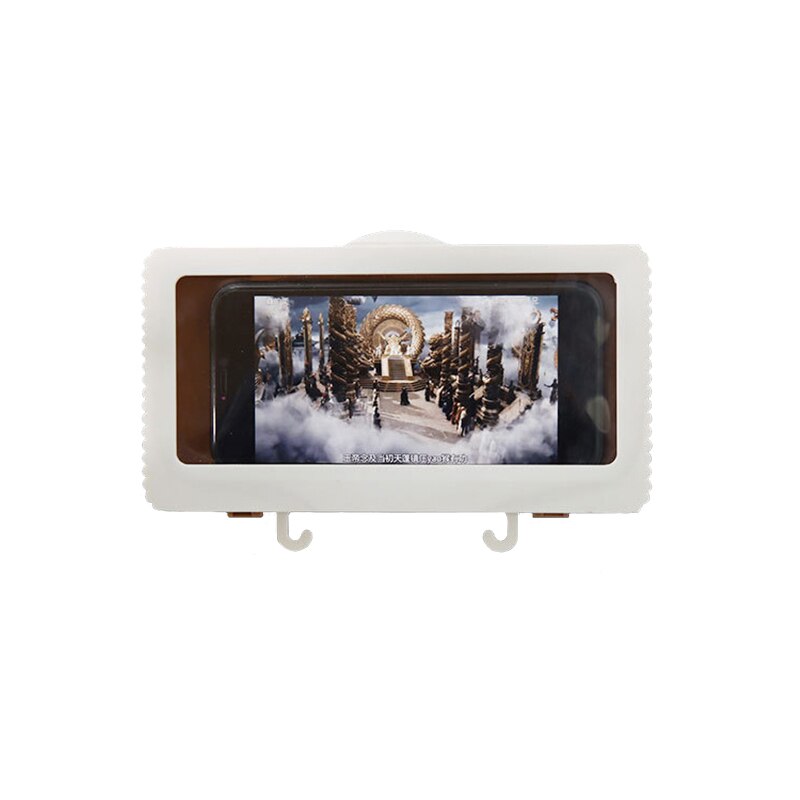 Douche Téléphone Boîte de Bain Coque De Téléphone Étanche Joint Protection Écran Tactile Mobile Support Pour Téléphone Pour Cuisine Mains Libres Gadget: White