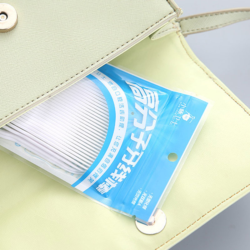 50/100Pcs Dental Floss Interdental Brush Teeth Stick Toothpicks Tooth Thread Floss for Oral Care Beauty Tools SEC88