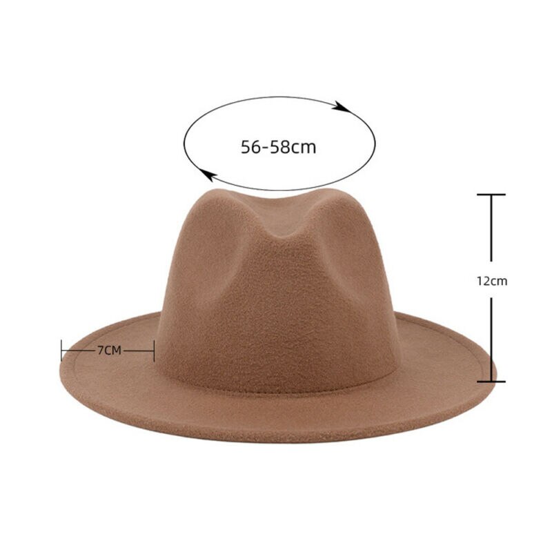 De Unisex duro fieltro Sombrero de Panamá Fedora Trilby sombreros gorras de mafioso de ala ancha