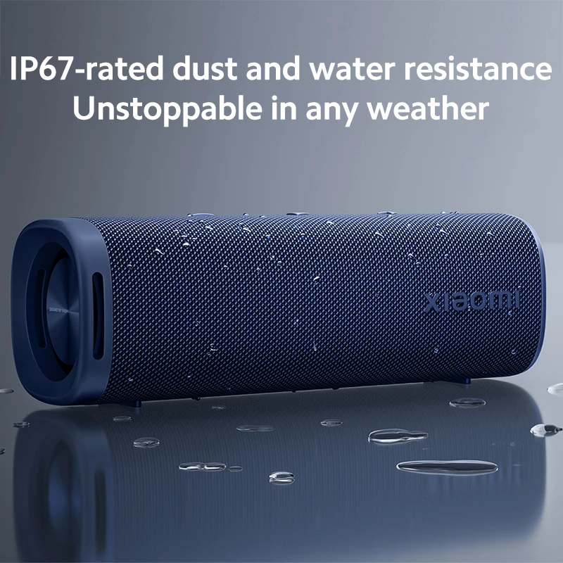 Versão global xiaomi som ao ar livre alto-falante inteligente bluetooth5.4 ip67 resistência à poeira e à água até 12 horas bateria de longa duração