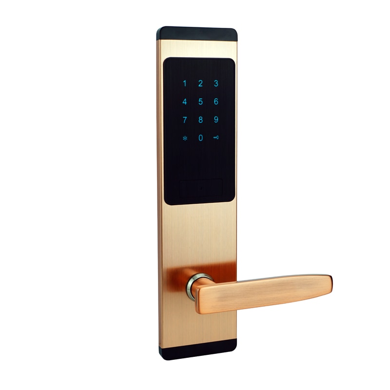 Smart IC card lock Intelligent Bluetooth Electronic touch keypad Door Lock with APP remote control