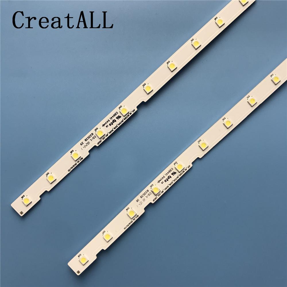 ledet bakgrunnsbelysning stripe 38 lysdioder til samsung  ue49 nu 7172 ua49 nu 7800 ue49 nu 7500 cy-nn049 hglv 2v cn049 hglv 5v cy -nn049 hgev 3h bn61-15483a