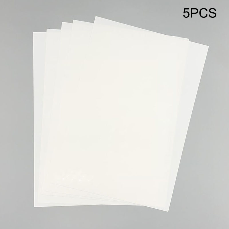 5 Stks/set Kleur Krimpkous Vel Plastic Magic Papier Blad Voor Educatief Diy Ambachten Wxv: White