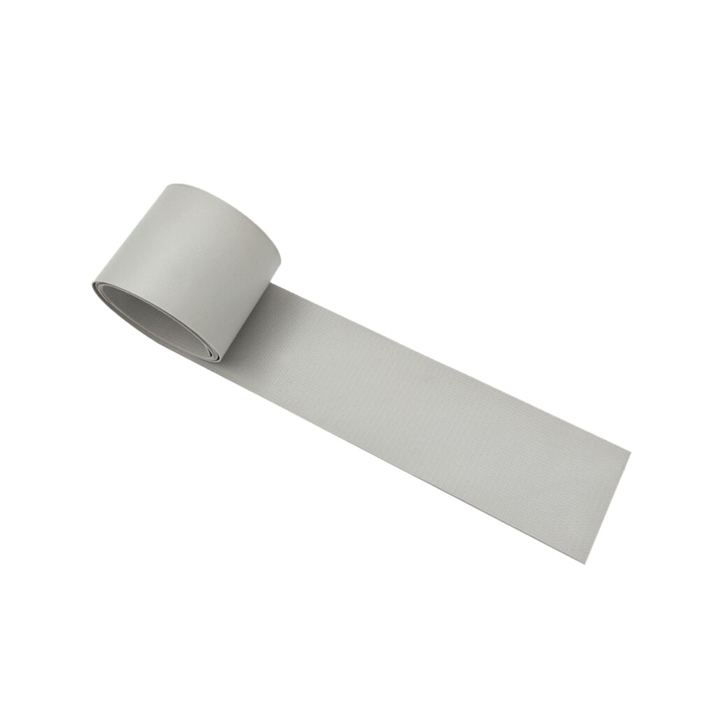 Uppblåsbar kajakbåt gummijolle vattentät pvc reparationslappverktygssats, grå , 51 x 1000mm