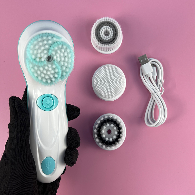 4 in 1 ansigtsrensebørste elektrisk ansigtsrenser vaskemaskine spa hudpleje massager hudorme rengøring ansigtsrens værktøjer