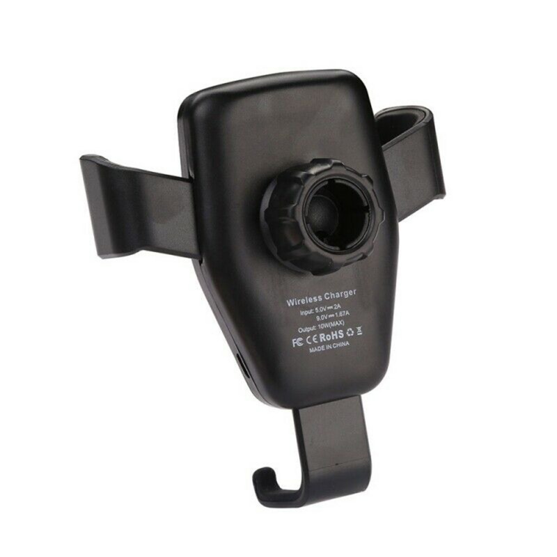 Automatische Qi Draadloze Oplader Snelle Auto Opladen Telefoon Houder 10W QI Draadloze Zwaartekracht Mobiele Telefoon Beugel