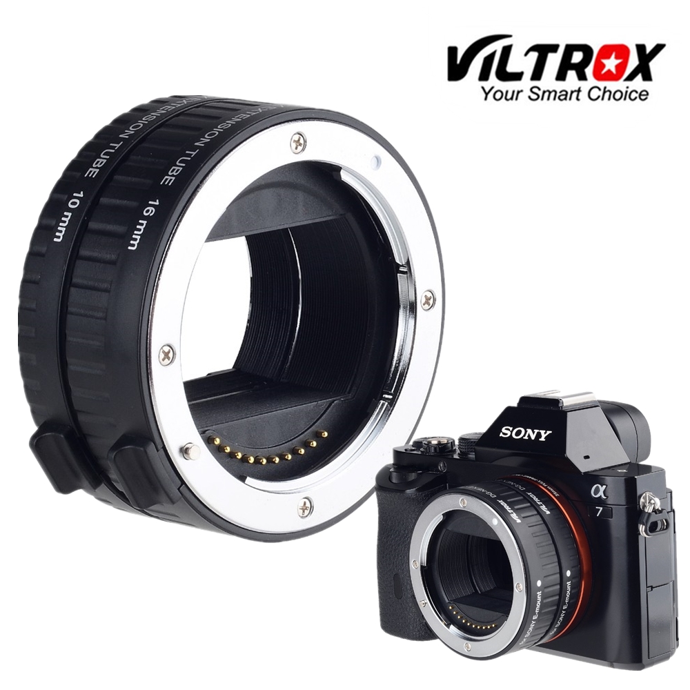 Viltrox DG-NEX Auto Focus Macro Extension Tube Lens Adapter voor Sony E Mount Camera A9 A7II A7RII A7SII A6500 A6300