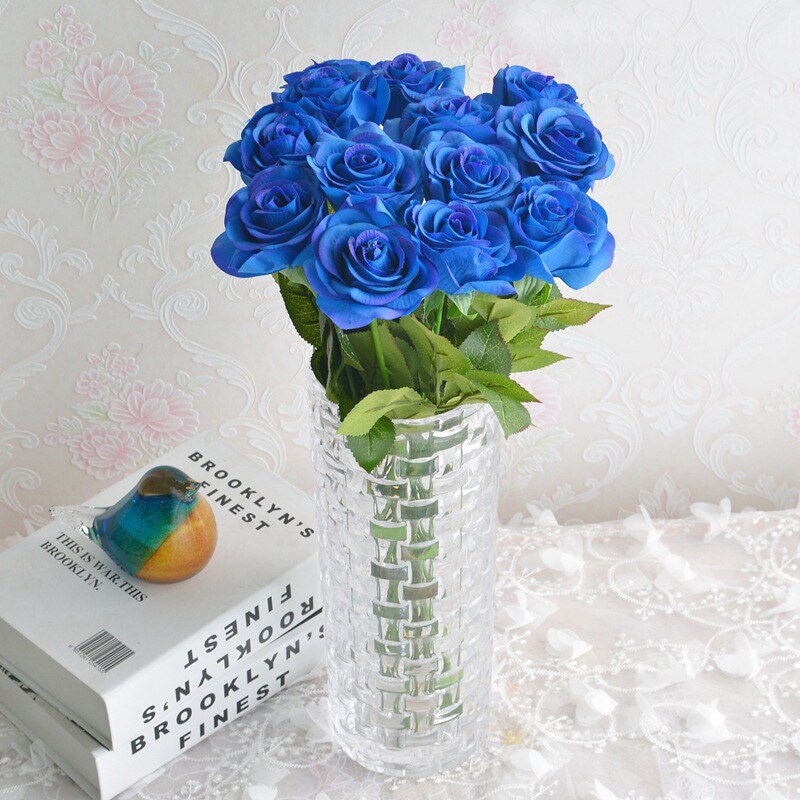 Simulación de rosas, de San Valentín, de boda, decoración del hogar, flor