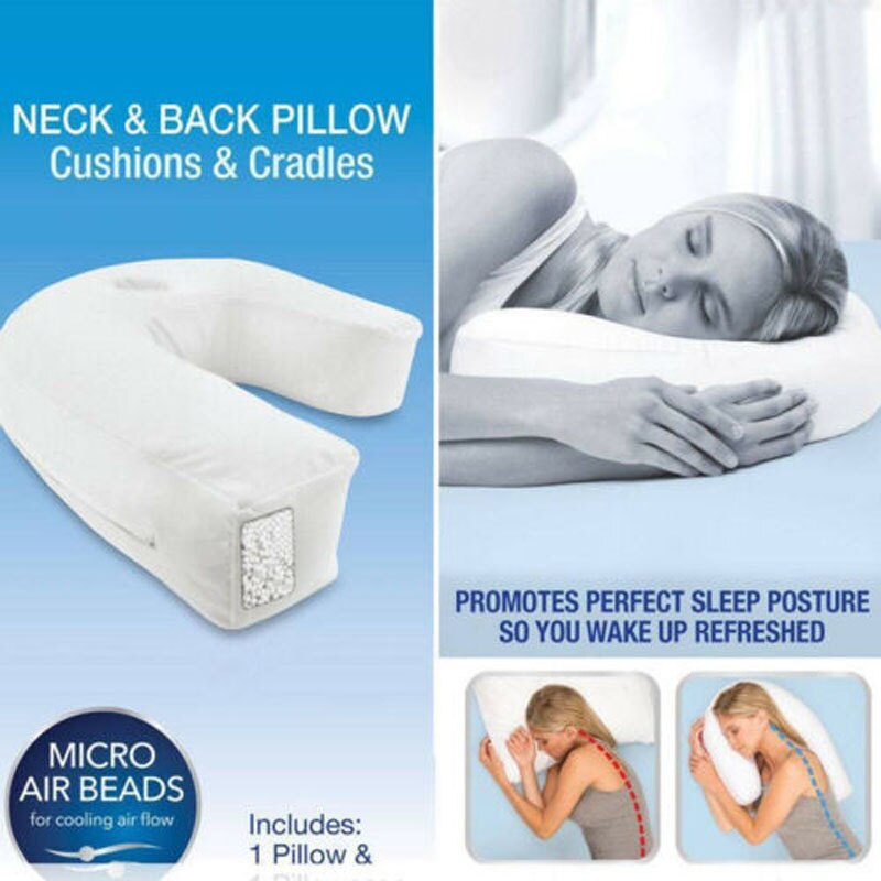 Sleeper Neck And Back Pillow Side Sleeping Sleeper Pro Therapeutic Solid Pillow Neck And Back Spine Sleep Health