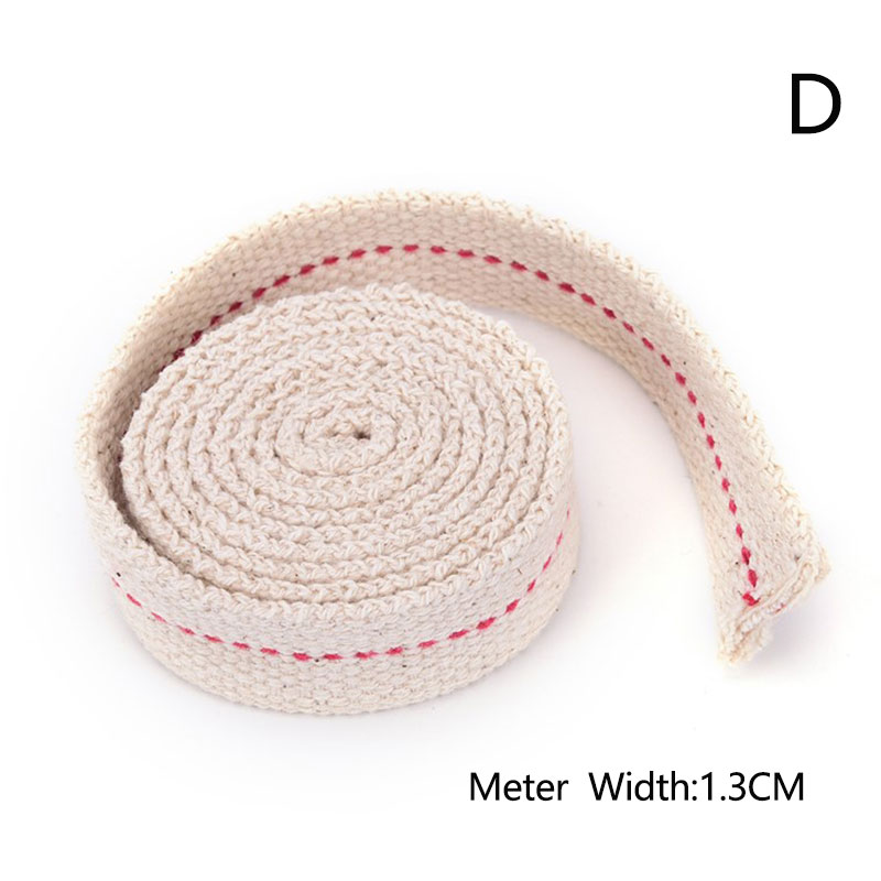 Diy 1/1.5/4.5M Accessoire Materiaal 1/1.5M Sterke Platte Katoenen Lont Core Voor Kerosine Brander Kachel Verlichting Lantaarn Olie Lamp Maken