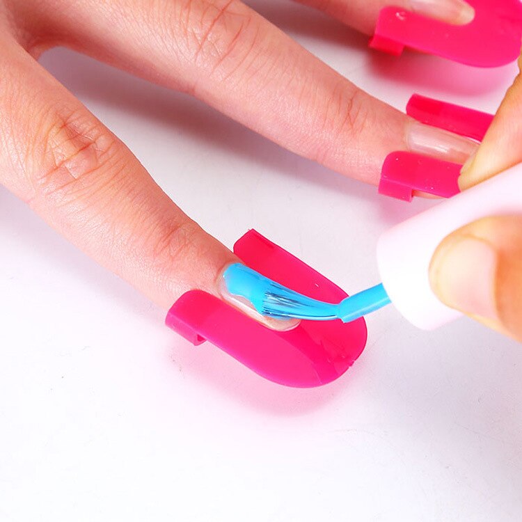 26 stks 10 Maten Curve voor natuurlijke nagels clip nial release clip manicure handig en praktisch UV gel