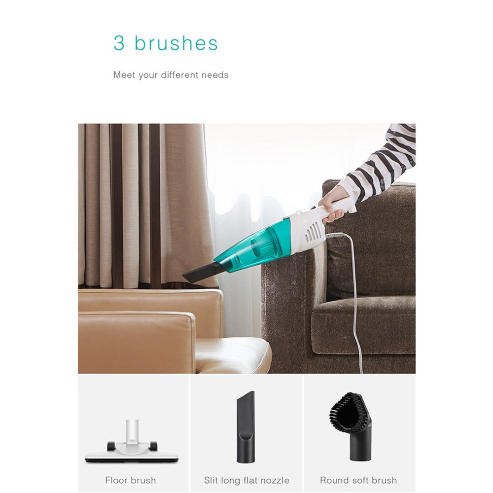 Handheld Vacuum Cleaner Household Automotive Vacuum Cleaner 16000Pa Dust Collector Cleaning Equipment