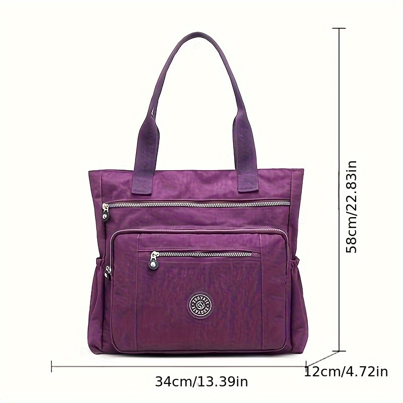 Nylonhandtaschen mit großem FassungsvermöGen, Umhängetaschen mit mehreren Taschen, lässige Damenhandtaschen und Geldbörsen, geeignet für Pendlerreisen