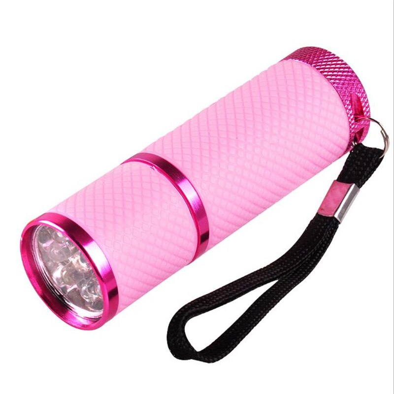 Mini máquina de fototerapia portátil de 9led, lámpara ultravioleta UV, linterna, secador de uñas rápido, herramienta tostada: 2